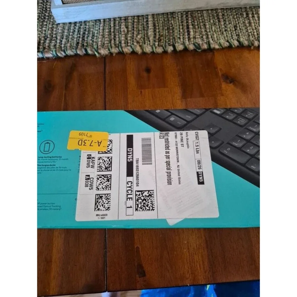 Logitech keyboard and mouse. Wireless all new